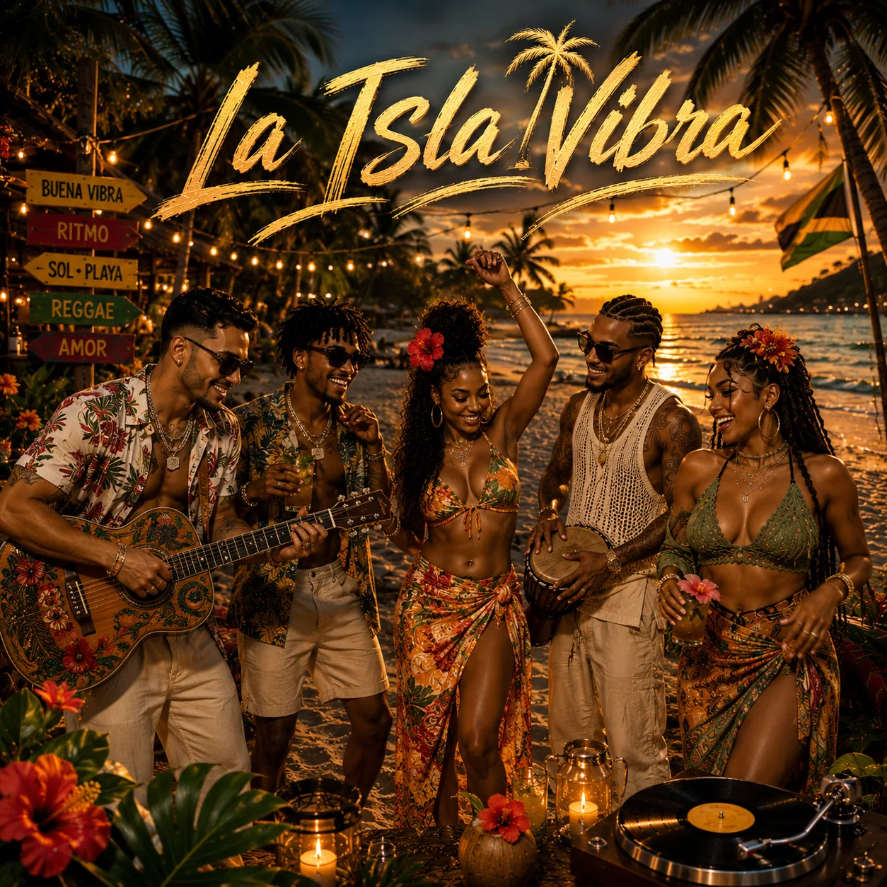La Isla Vibra album cover art