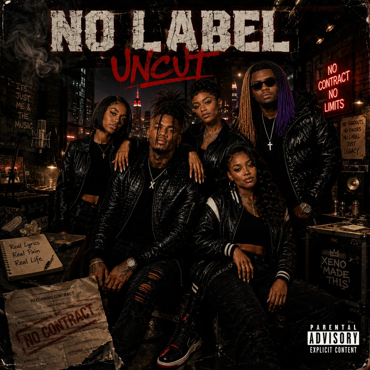 No Label: Uncut album cover art