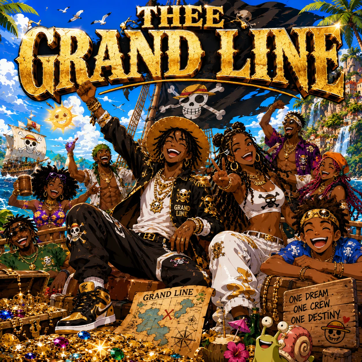 THEE GRAND LINE cover art